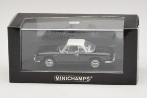 Volkswagen Karmann Ghia Fekete fehér tetővel Minichamps 1:43 430050224 Fém – 5. kép a 5-ből