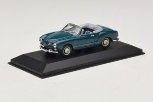 Volkswagen Karmann Ghia Kabrió Sötétkék Minichamps 1:43 GHIA001 Fém – 2. kép a 5-ből