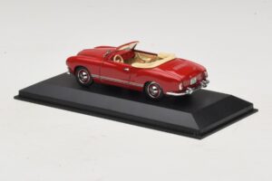 Volkswagen Karmann Ghia Kabrió Sötétpiros Minichamps 1:43 5032 Fém – 3. kép a 5-ből
