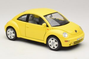 Volkswagen New Beetle A4 Sárga Bburago 1:18 3302 Fém – 6. kép a 8-ből
