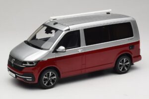 Volkswagen T6.1 California Ocean Tornado Red / Reflex Silver Otto 1:18 OT1342 Gyanta